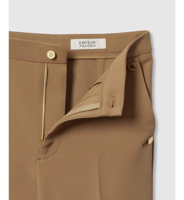 LOULOU WILLOUGHBY「【LOULOU WILLOUGHBY】ダブルクロスフレアーパンツ」|その他|