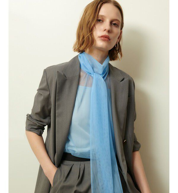 allureville「トリアセサイロピークドラペルジャケット」|テーラードジャケット|