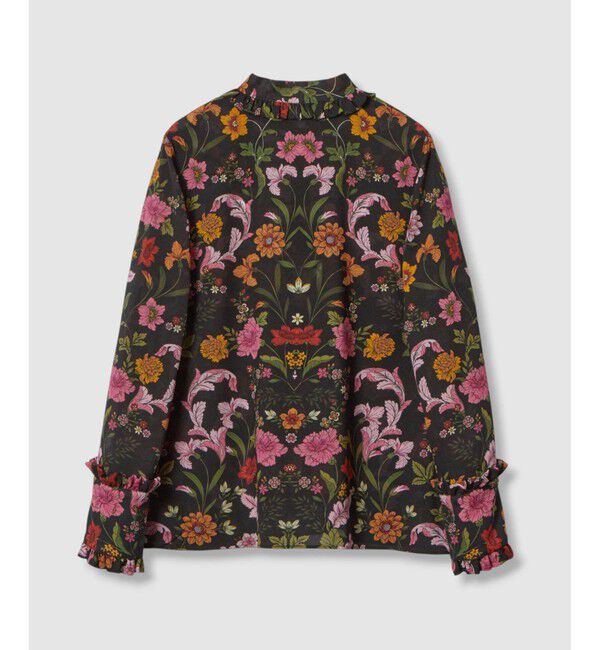 LOULOU WILLOUGHBY「【LOULOU WILLOUGHBY】シンメトリーフラワーリボンブラウス」|シャツ・ブラウス|