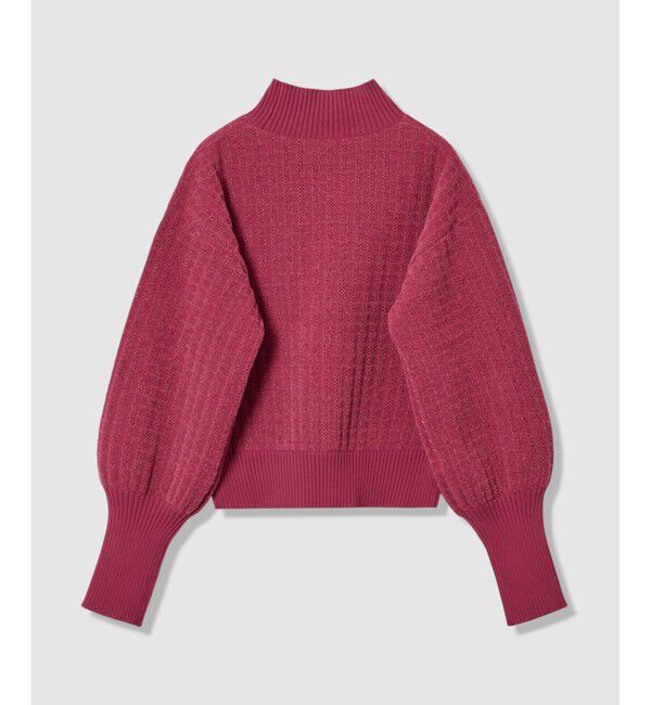 LOULOU WILLOUGHBY「【LOULOU WILLOUGHBY】ロングリブカフスモールプルオーバー」|ニット・セーター|