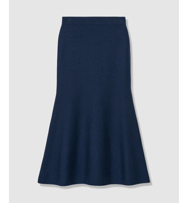 allureville「ウール混Ｗフェイスナローマーメイドスカート」|スカート|