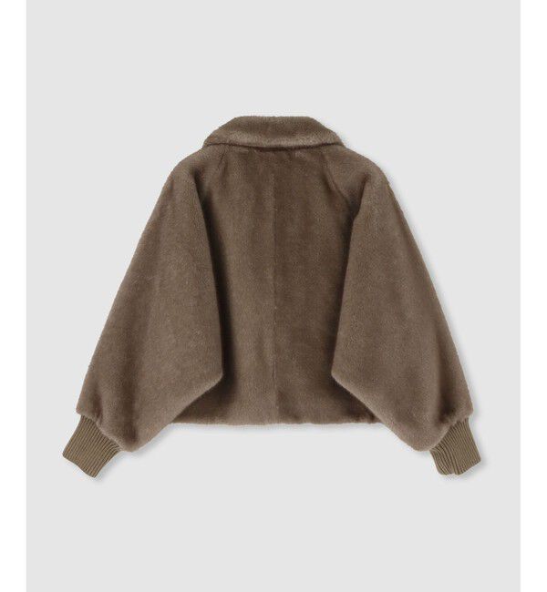 allureville「フェイクミンクファーブルゾン」|ブルゾン・スタジャン|