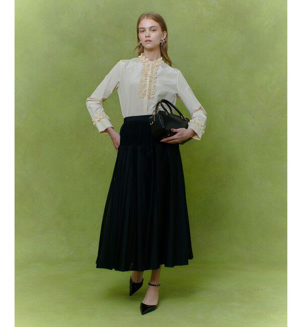 LOULOU WILLOUGHBY「【LOULOU WILLOUGHBY】カールマイヤープリーツスカート」|スカート|