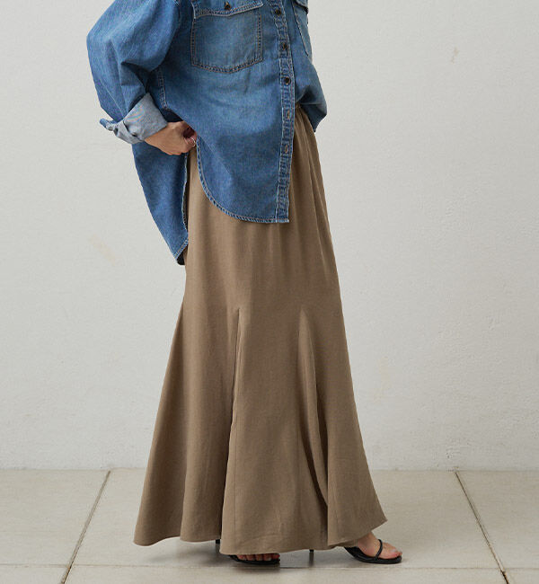  「セルロースマチ付きスカート」|スカート|