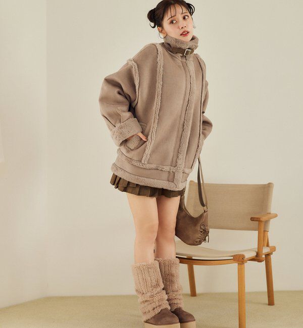  「2wayフェイクムートンブーツ」|その他|