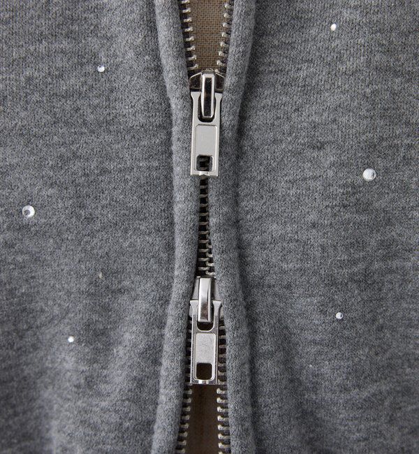  「【セットアップ可能】ビジューパーカー」|プルオーバー|