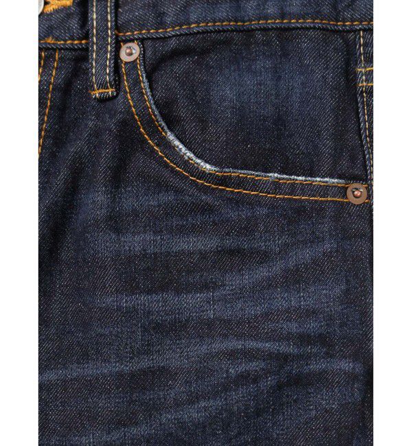 mizuiro ind「mizuiro ind ダメージ4/5分丈デニム」|デニム|