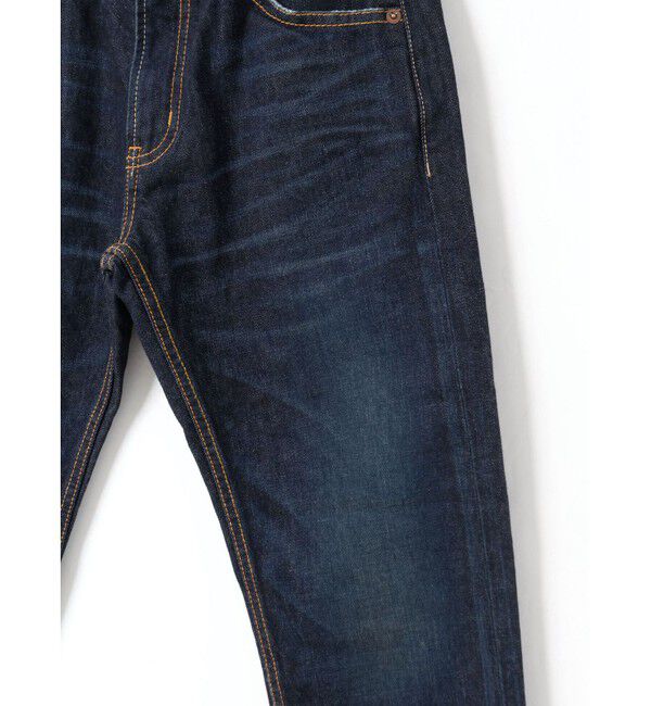 mizuiro ind「mizuiro ind ダメージ4/5分丈デニム」|デニム|