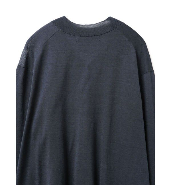 mizuiro ind「mizuiro ind Vネックワイドプルオーバー」|ニット・セーター|