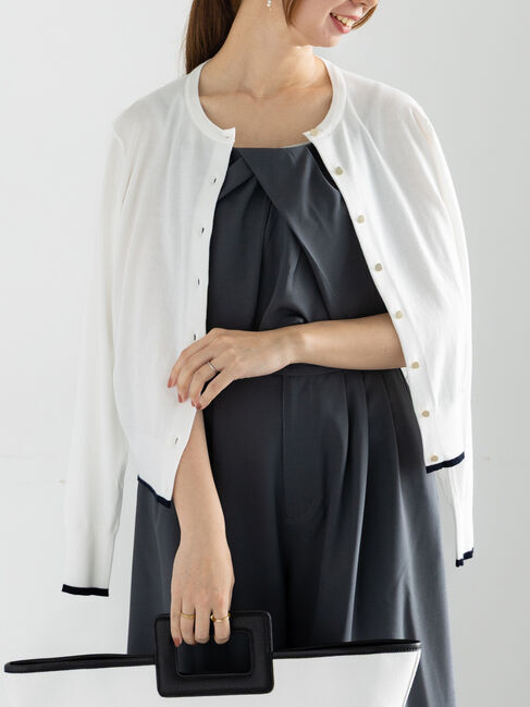 Te chichi「ハイツイストコットンクルーカーディガン」|カーディガン|