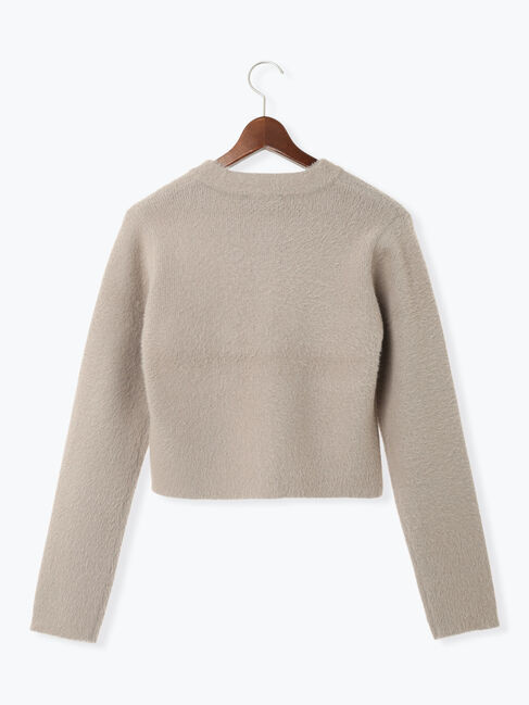 Te chichi「ショートシャギーポケットカーディガン」|カーディガン|