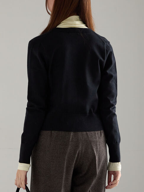 Te chichi「ビジューニットコンパクトカーディガン」|カーディガン|