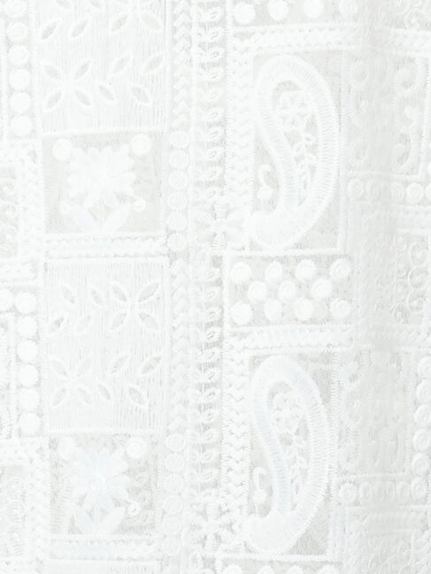 Te chichi「【Atelier ChouChou】パネルレース刺繍前後2WAYジレ(セットアップ可)」|ダウンベスト・ベスト|