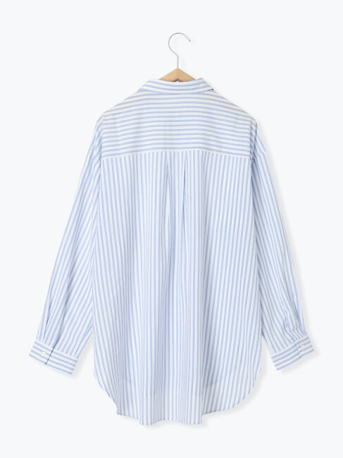 Samansa Mos2 blue「【接触冷感】マルチスタイルシャツ」|シャツ・ブラウス|