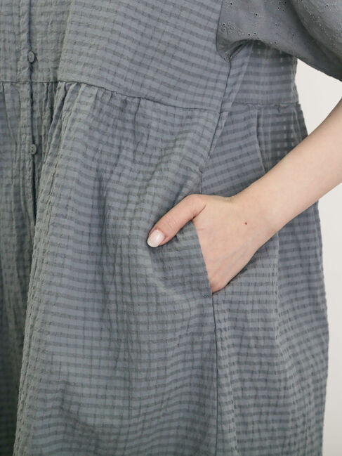 Samansa Mos2「【S/Mサイズ】オーバーレース切替ワンピース」|ワンピース|