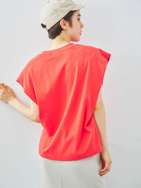 SM2「[接触冷感]肩タックフレンチスリーブカットソー」|Tシャツ・カットソー|