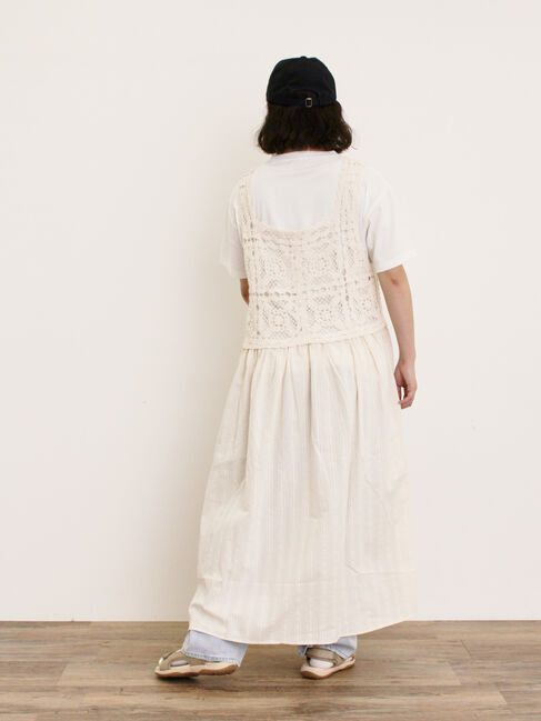 Samansa Mos2「【S/Mサイズ】かぎ針編み風ビスチェワンピース」|ワンピース|