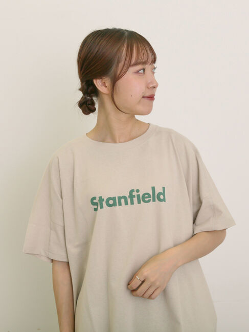 Samansa Mos2「ロゴアソートプリントゆるTシャツ」|Tシャツ・カットソー|