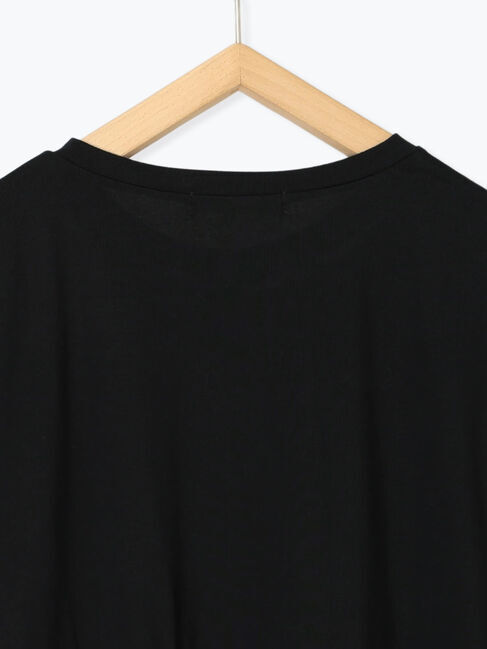 Samansa Mos2 blue「フリルチュニック」|Tシャツ・カットソー|