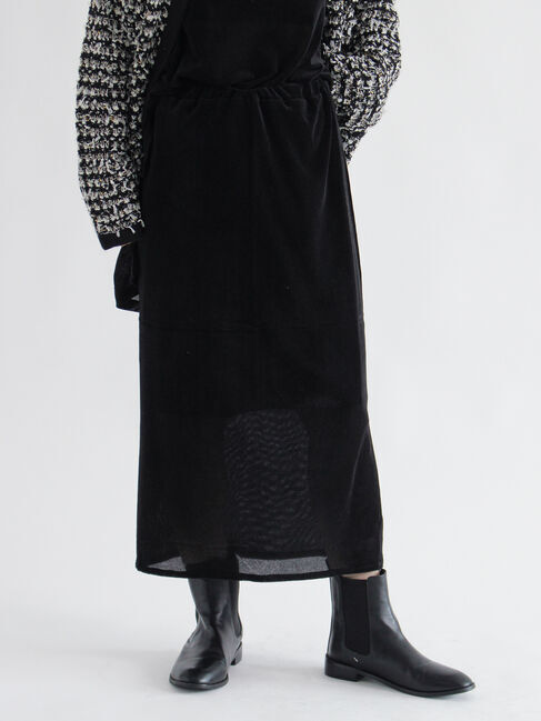 sm2rhythm「シアーベロアレイヤードスカート」|スカート|