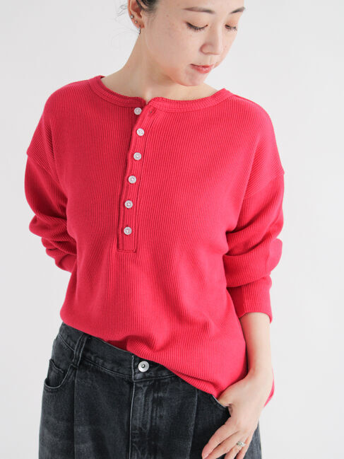 sm2rhythm「前後2wayヘンリーネックプルオーバー」|Tシャツ・カットソー|