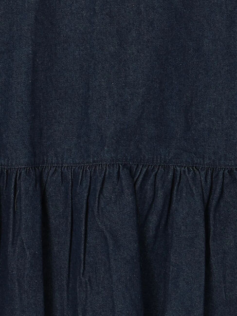 Samansa Mos2「刺繍デニムベスト」|ダウンベスト・ベスト|