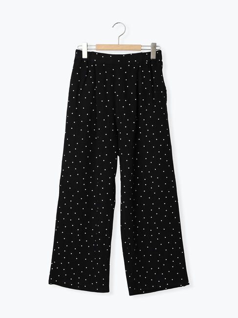 Samansa Mos2「【M/Lサイズ】レーヨン麻ゆるストレートパンツ」|その他|