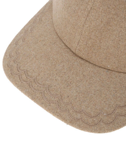 Samansa Mos2「【消臭効果】スカラップ刺繍キャップ」|その他|