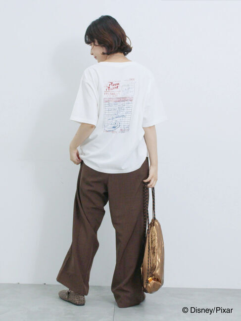 Samansa Mos2 blue「トイ・ストーリー/キャミセットTシャツ」|Tシャツ・カットソー|