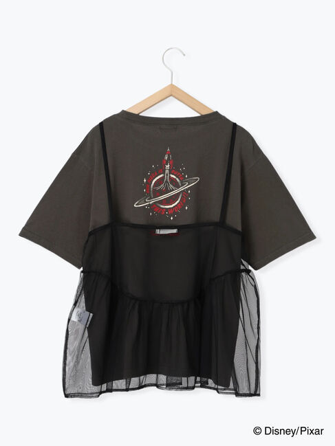 Samansa Mos2 blue「トイ・ストーリー/キャミセットTシャツ」|Tシャツ・カットソー|