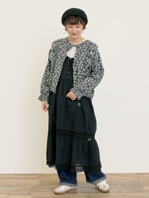 Samansa Mos2「ランダム刺繍入りワンピース」|ワンピース|