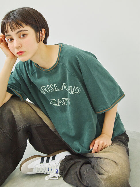 SM2「ミニ裏毛ライン入りロゴプリントカットソー」|Tシャツ・カットソー|