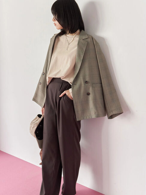 Samansa Mos2 blue「リネンタッチドルマンスリーブプルオーバー」|Tシャツ・カットソー|