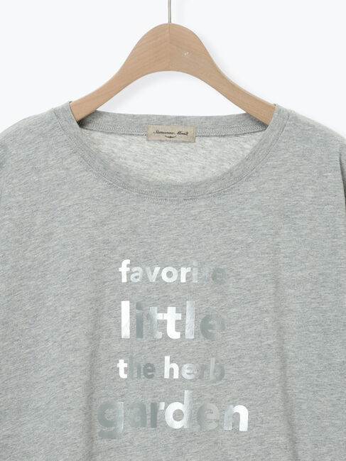 Samansa Mos2「[接触冷感]箔プリントTシャツ」|Tシャツ・カットソー|