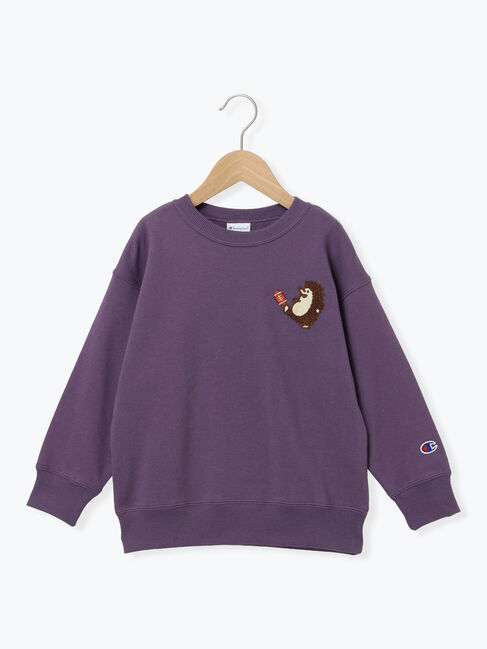 Samansa Mos2 Lagom「【Champion別注】さがら刺繍トレーナー」|Tシャツ・カットソー|パープル