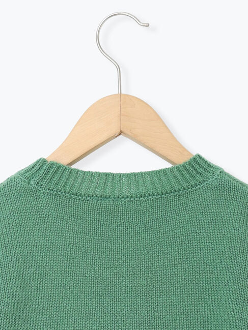 Samansa Mos2 Lagom「【マシンウォッシャブル】アヒルジャカードニット」|ニット・セーター|