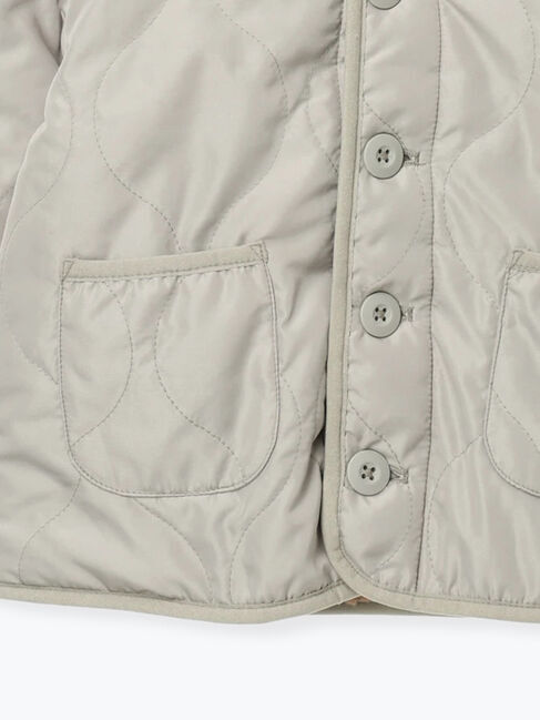 Samansa Mos2 Lagom「【撥水】キルト&times;ボアリバーシブルブルゾン」|ブルゾン・スタジャン|