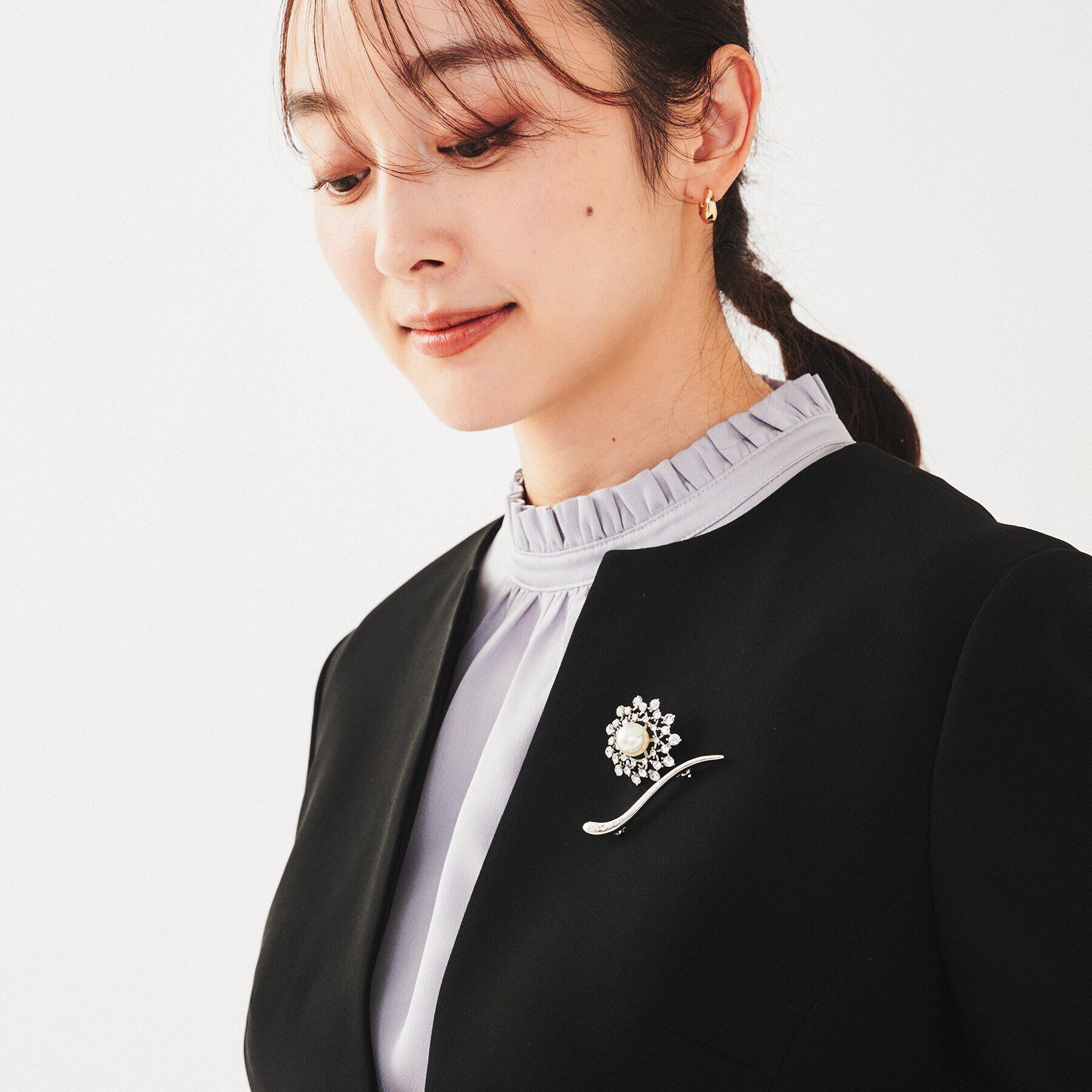UNTITLED「【セレモニー対応】ビジューブローチセット」|ブローチ・コサージュ|