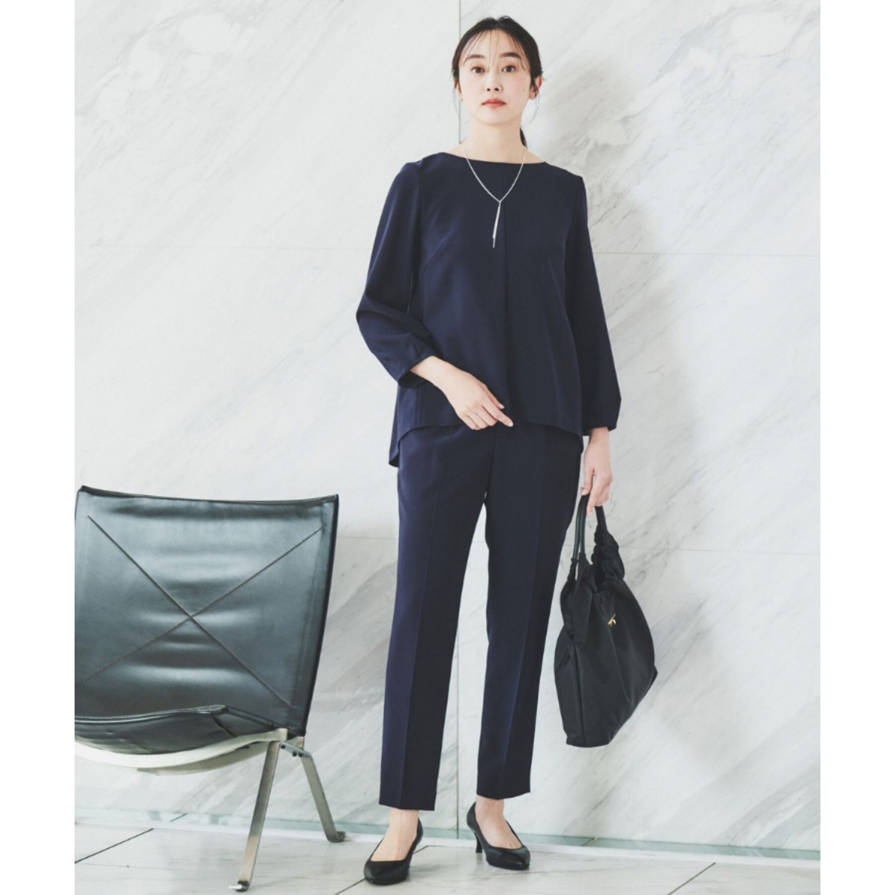 UNTITLED「【セットアップ可能】ペプラムブラウス」|シャツ・ブラウス|