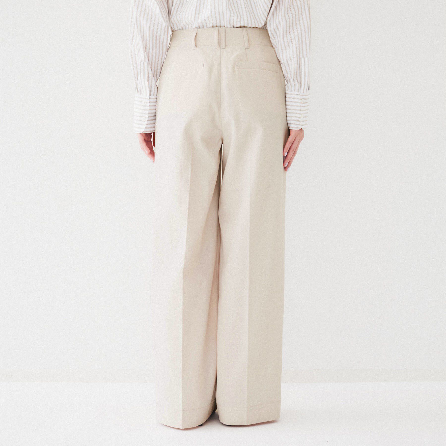 UNTITLED「コットンライク ワイドストレートパンツ」|その他|