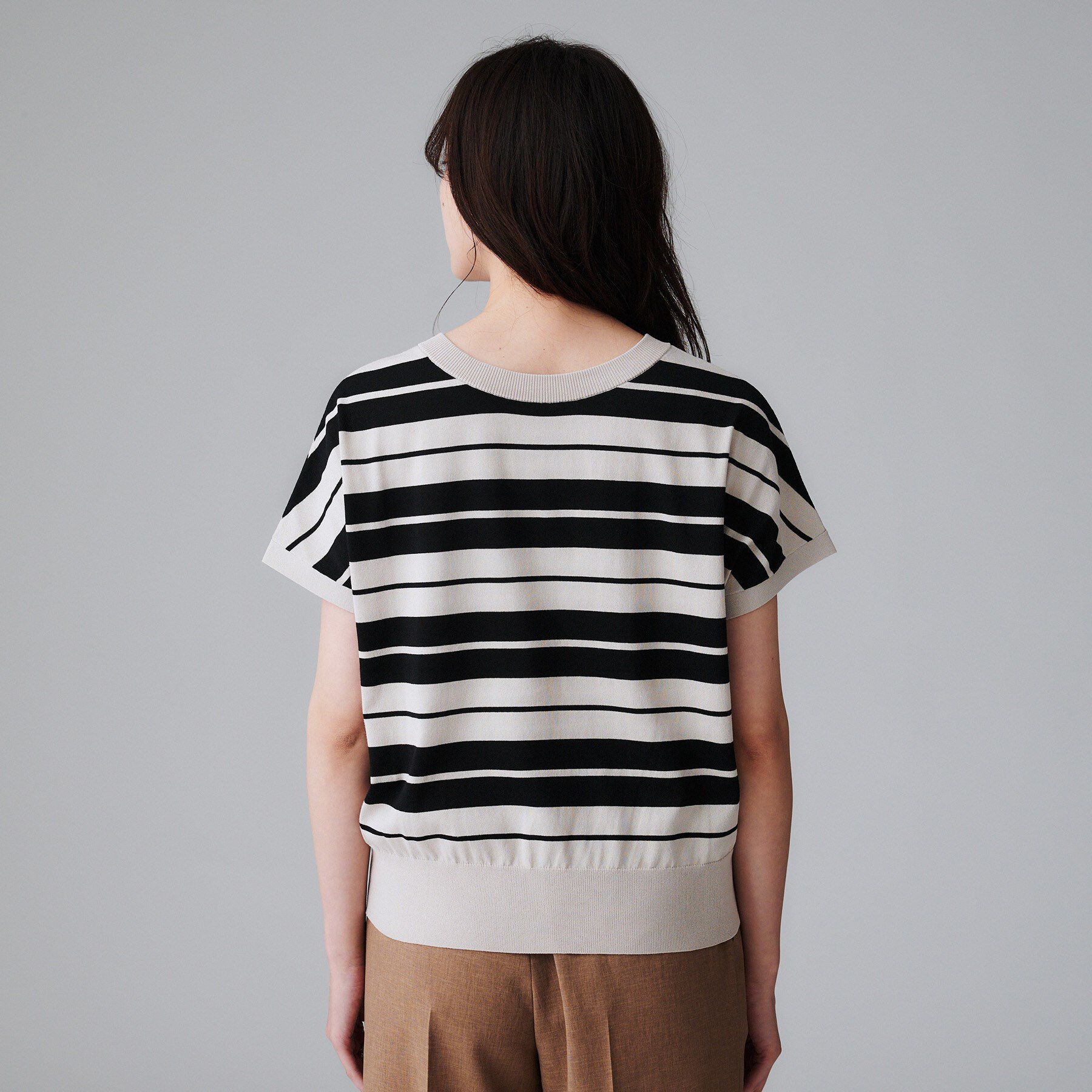 UNTITLED「【洗える/前後2WAY】ネックプルオーバーニット」|ニット・セーター|