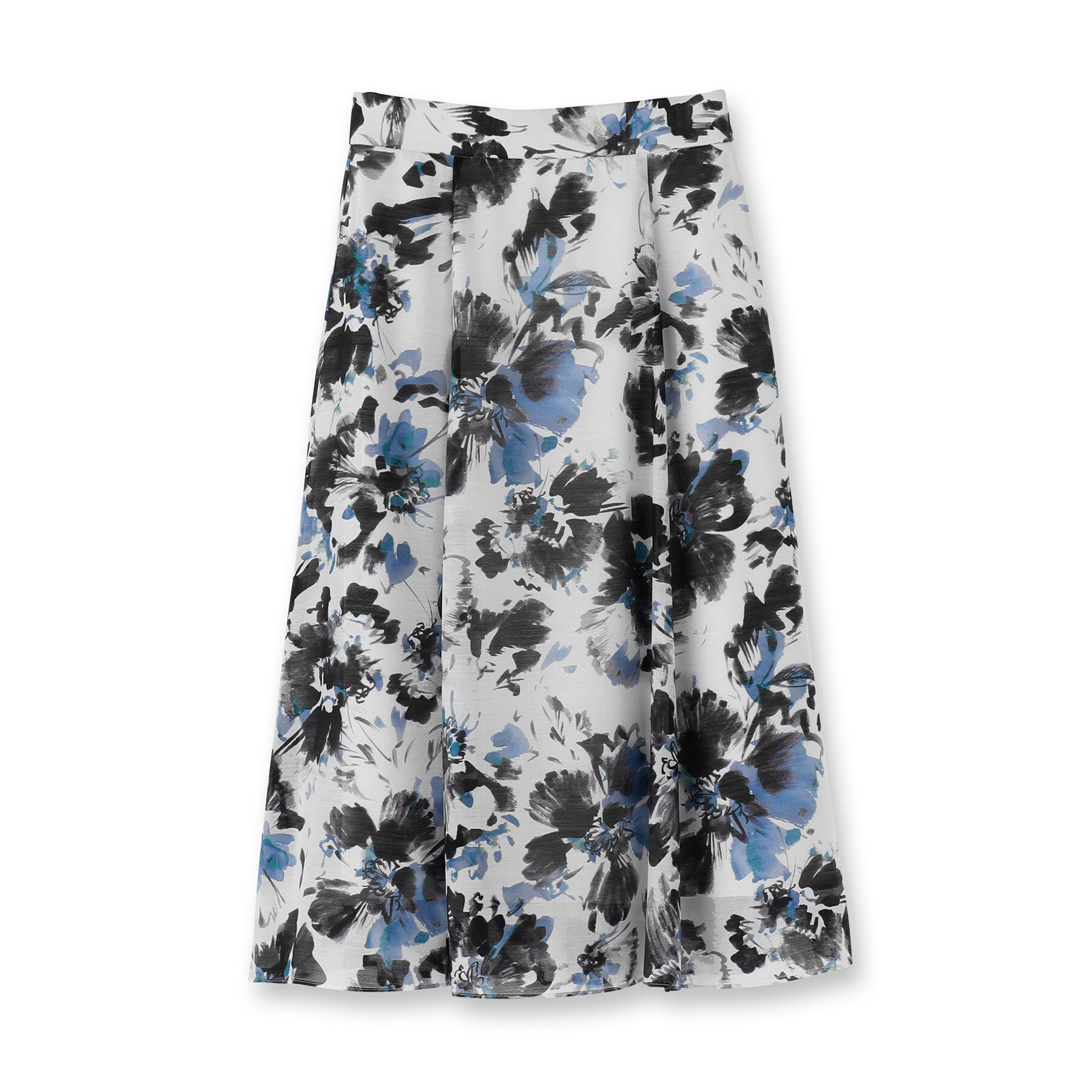 UNTITLED「【シアー/後ろウエストゴム/花柄】ペイントフラワースカート」|スカート|