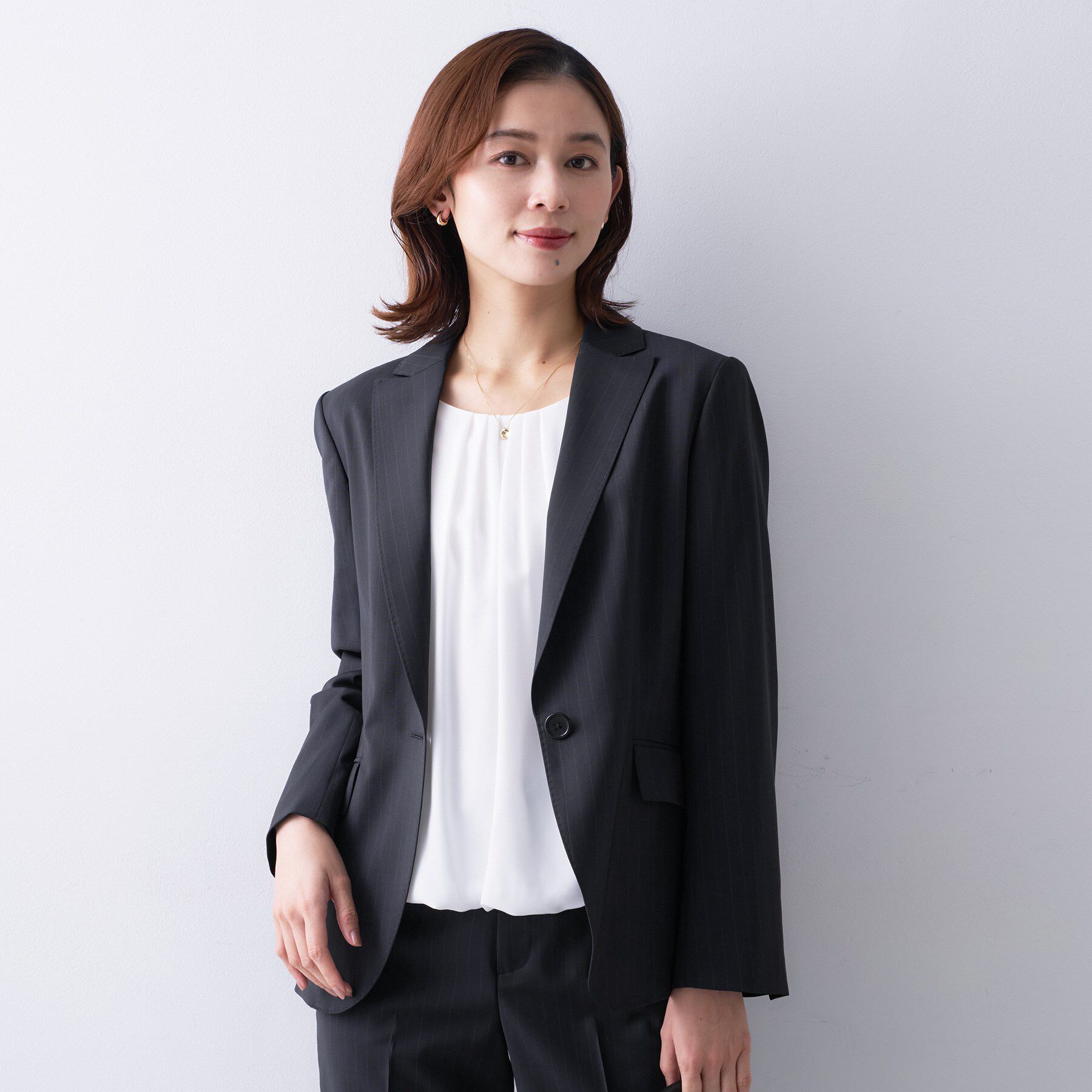 UNTITLED「【仕事着/スーツ】プレミアムテーラードジャケット」|テーラードジャケット|