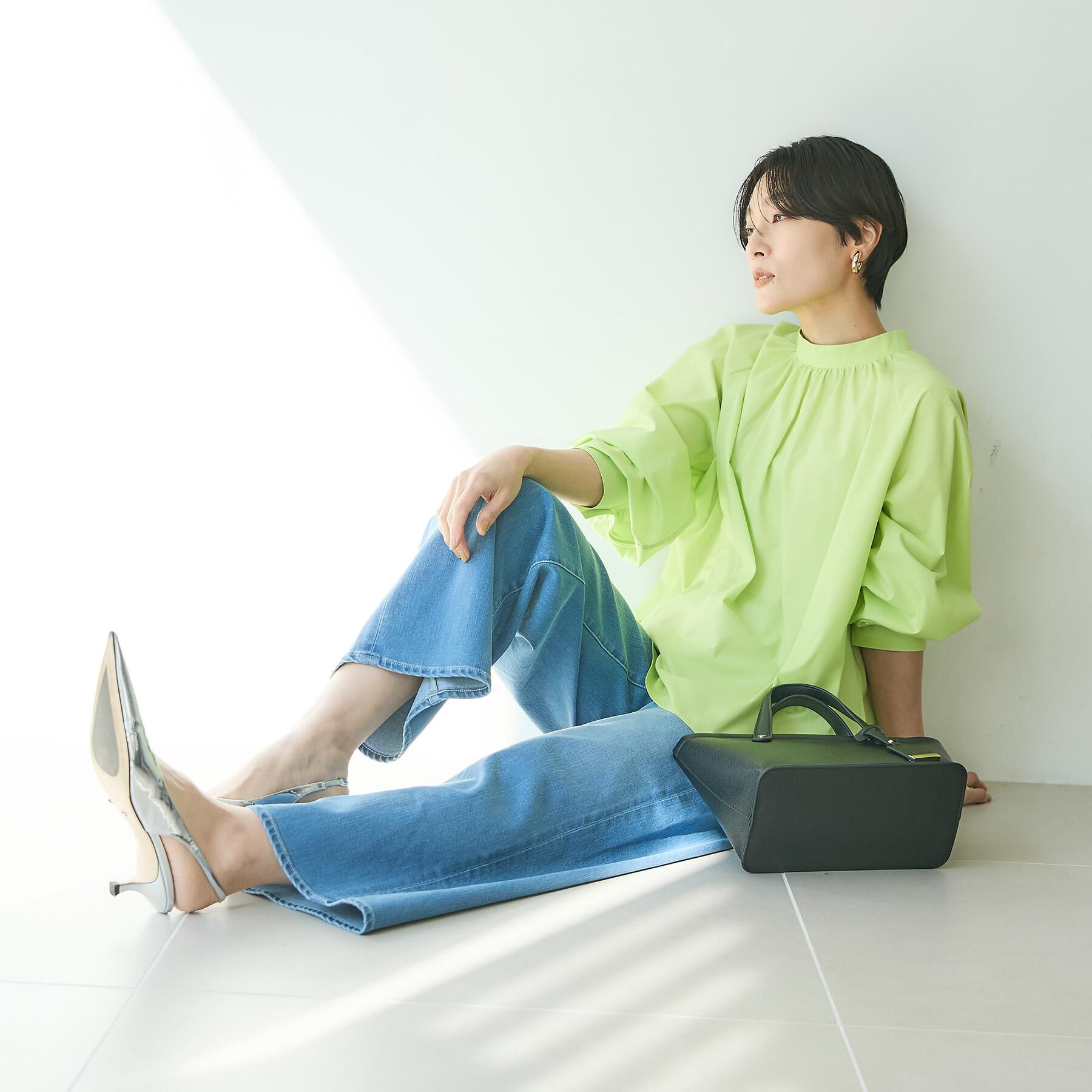 UNTITLED「【新作デニム/快適に美シルエット見せ】MAKE&times;DENIM WIDE」|デニム|