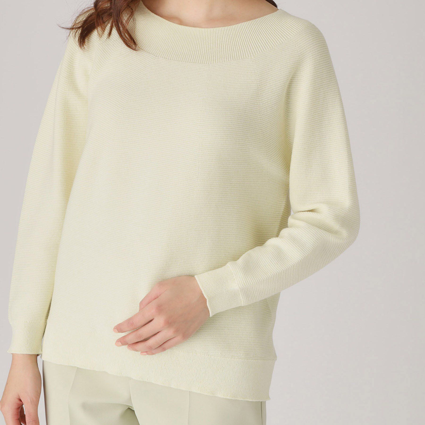 COUP DE CHANCE「【洗える／日本製】無縫製ニットトップス」|ニット・セーター|