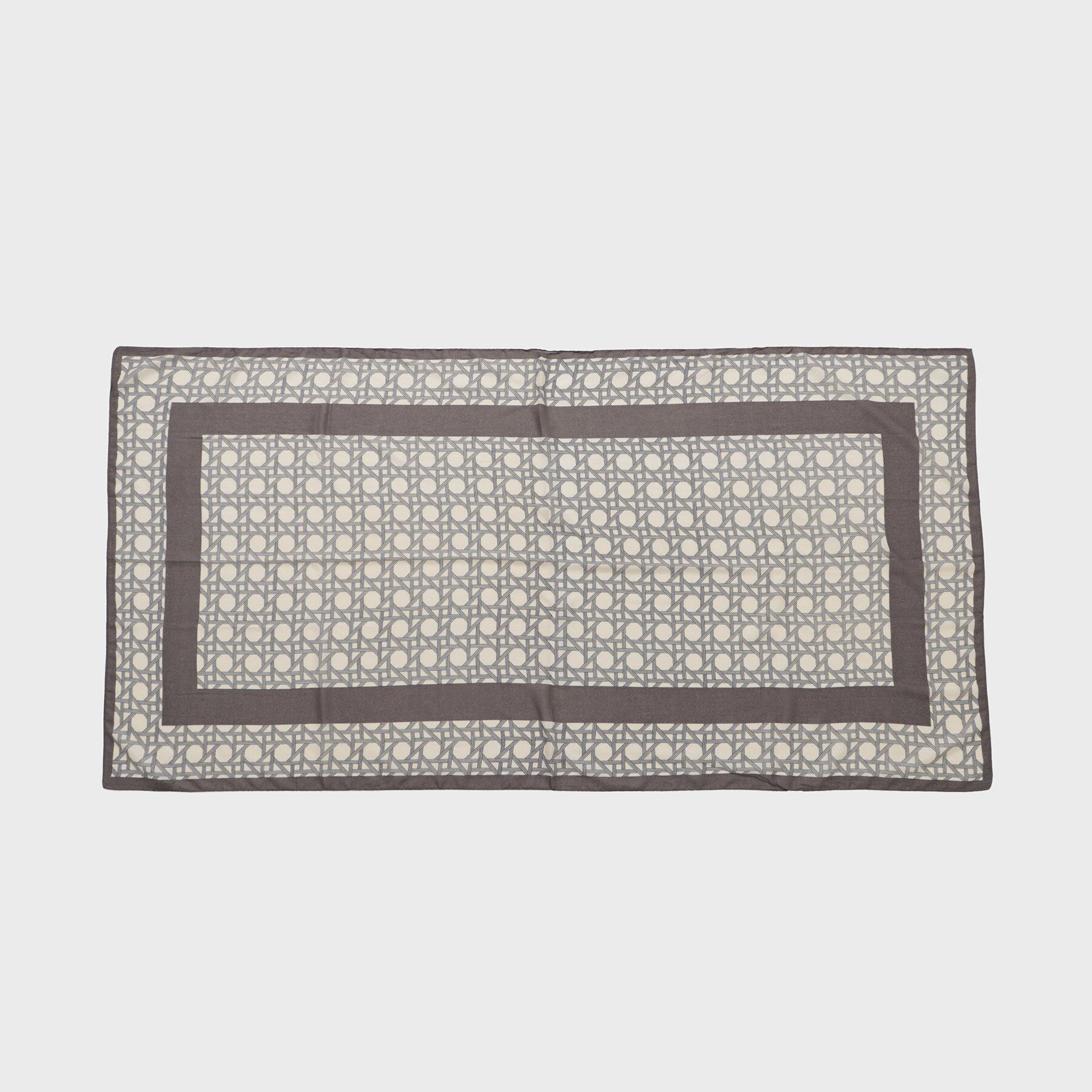 COUP DE CHANCE「大人モードのモノトーンストール／ジオメトリック柄／ロングストール」|ストール|