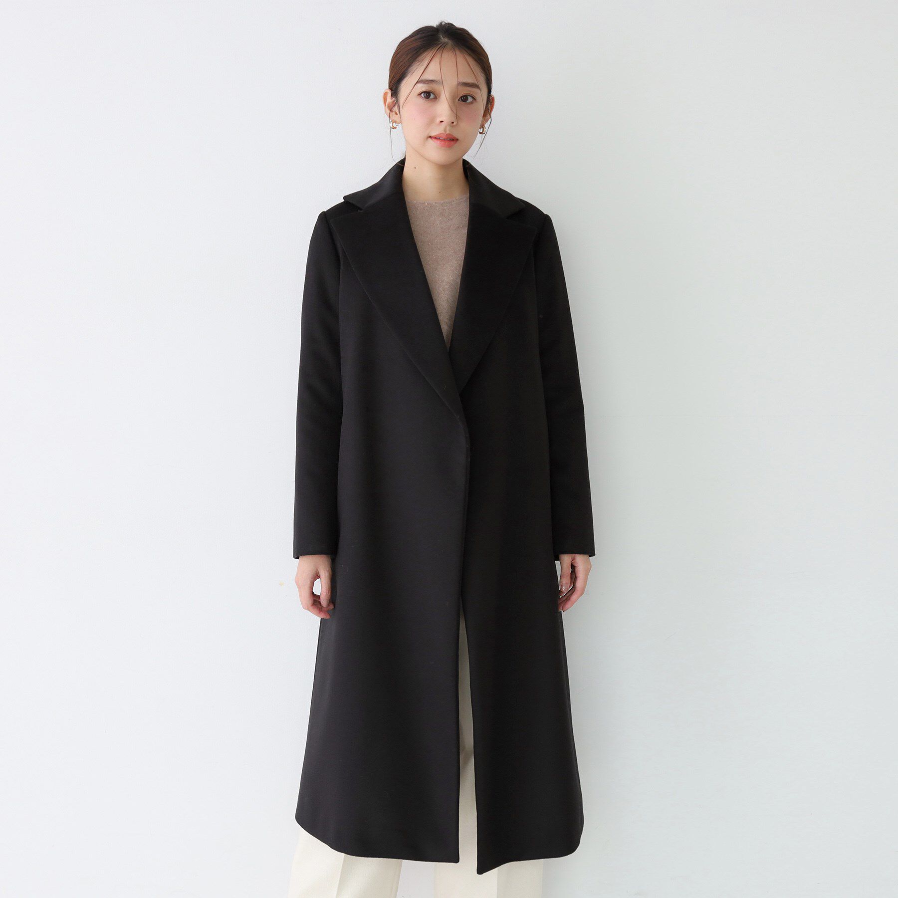 COUP DE CHANCE「【カシミヤ100％／日本製】ロングガウンコート」|チェスターコート|