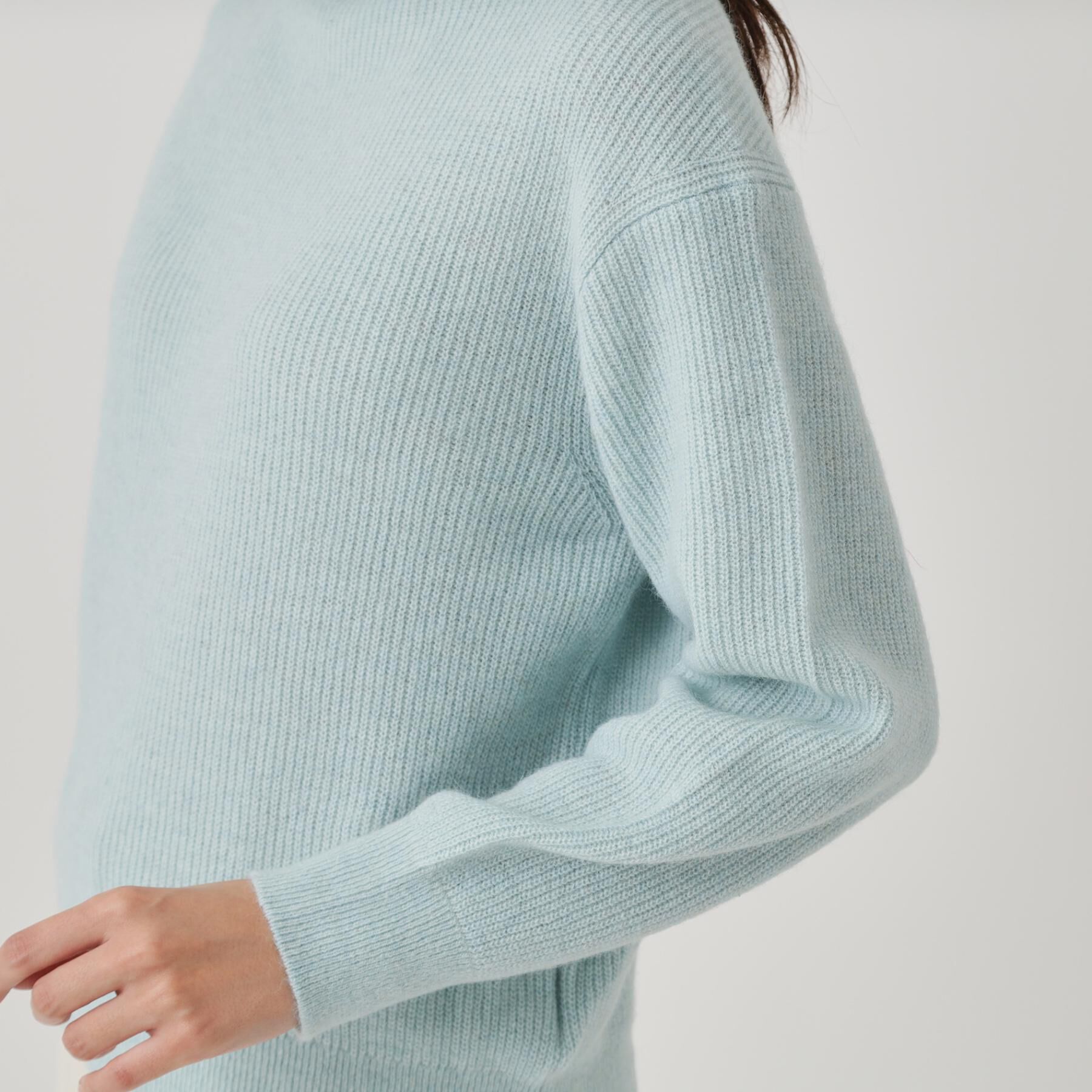 COUP DE CHANCE「【ヘアリー感／軽い】モックネックニット」|ニット・セーター|