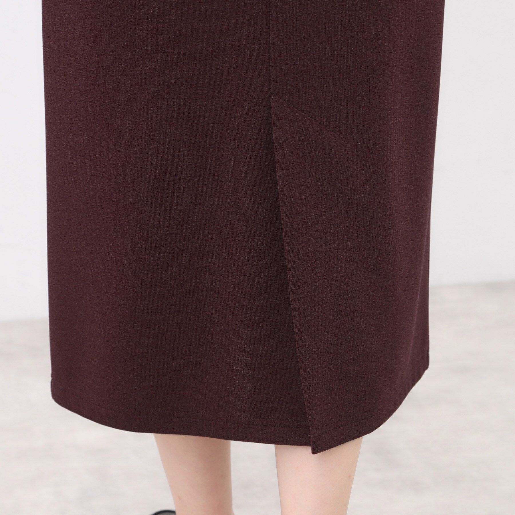 Reflect「【すっきり見え／ウエスト総ゴム】ジャージナロースカート」|スカート|