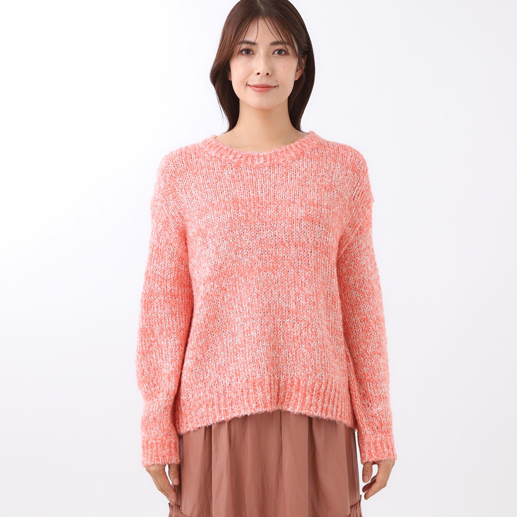 Reflect「【一枚で着映え◎／ゆったり着られるワンサイズ】スパンコール&times;ラメニット」|ニット・セーター|